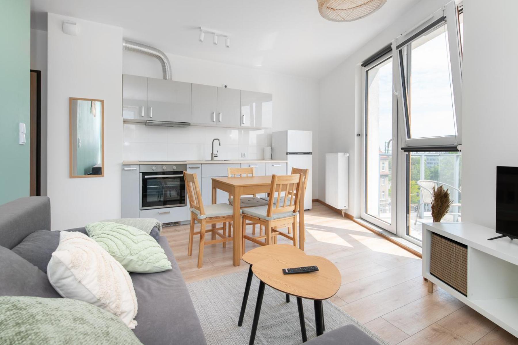 One-Bedroom Apartment Balcony