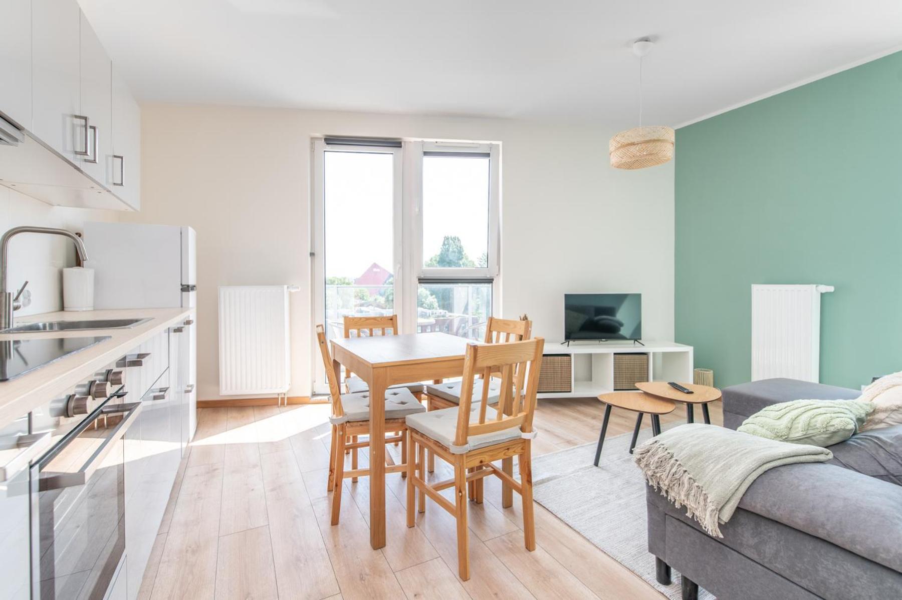 One-Bedroom Apartment Balcony