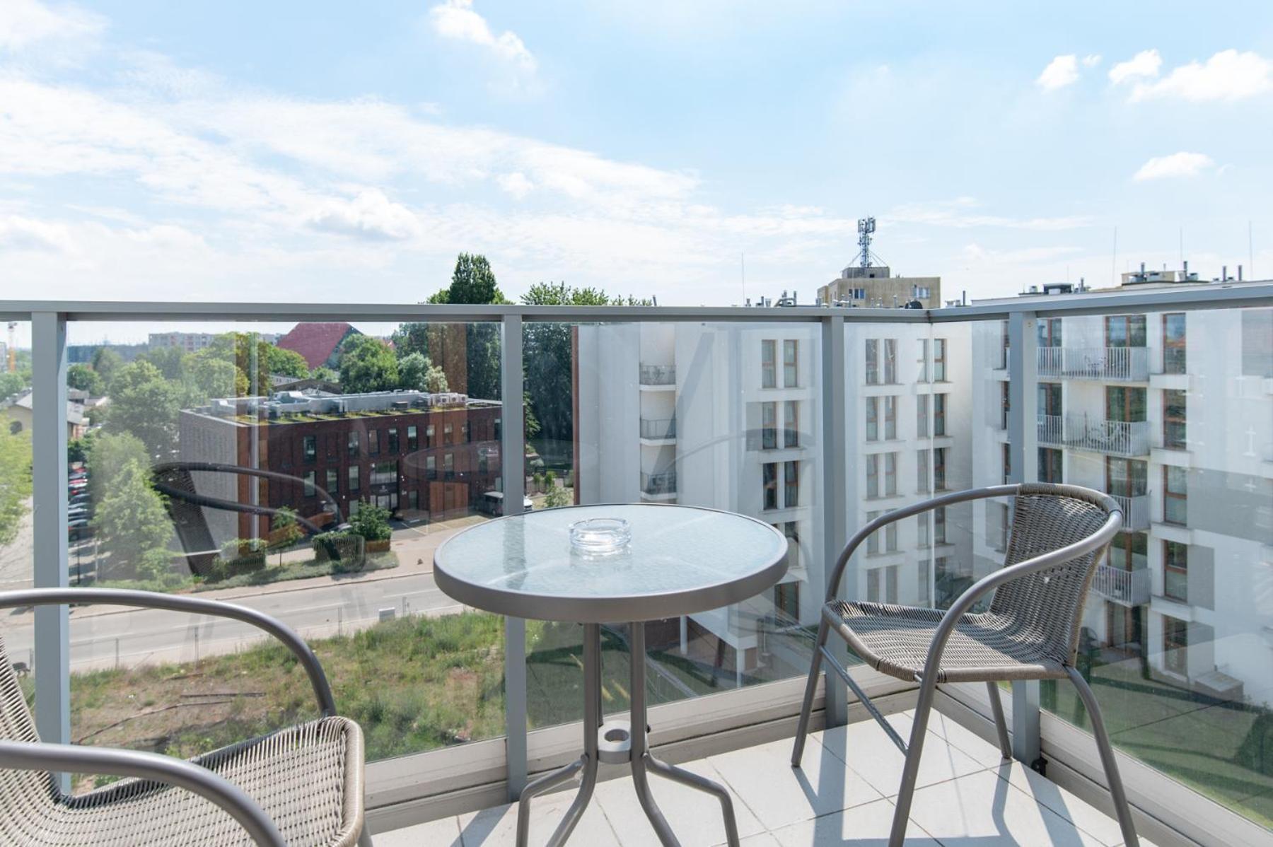 One-Bedroom Apartment Balcony