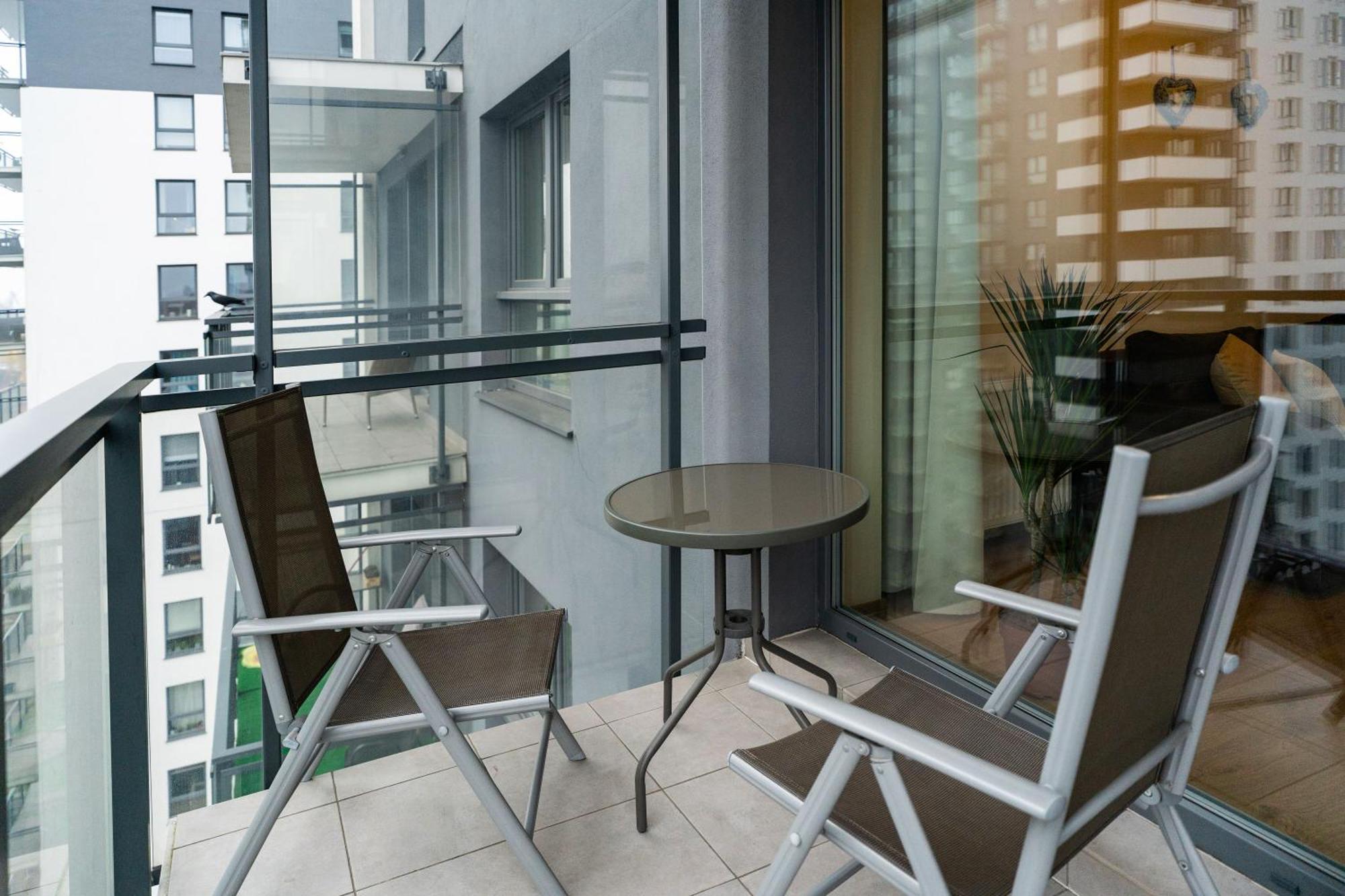 One-Bedroom Apartment Balcony