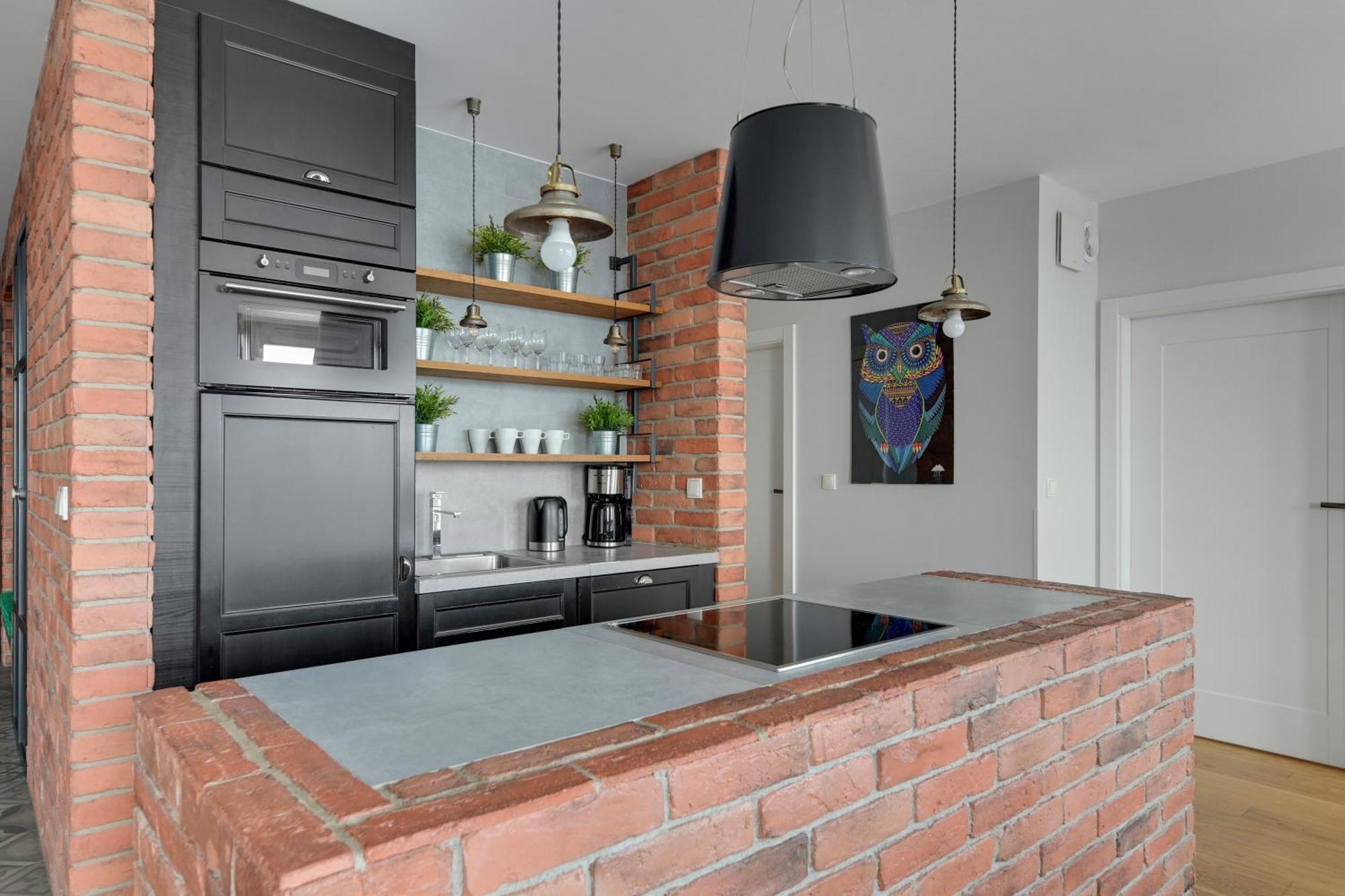 Three-Bedroom Two-Bathroom Apartment Brick Loft