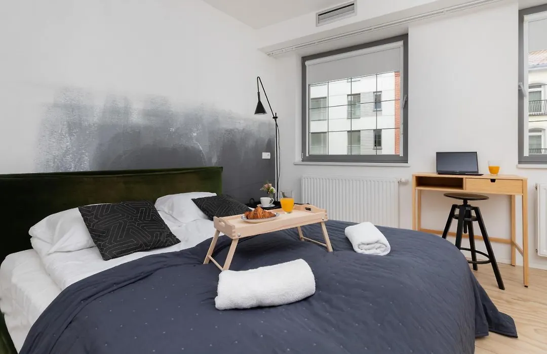 Stylish Studio In Modern Design - Tartaczna 2 By Rent Like Home-1