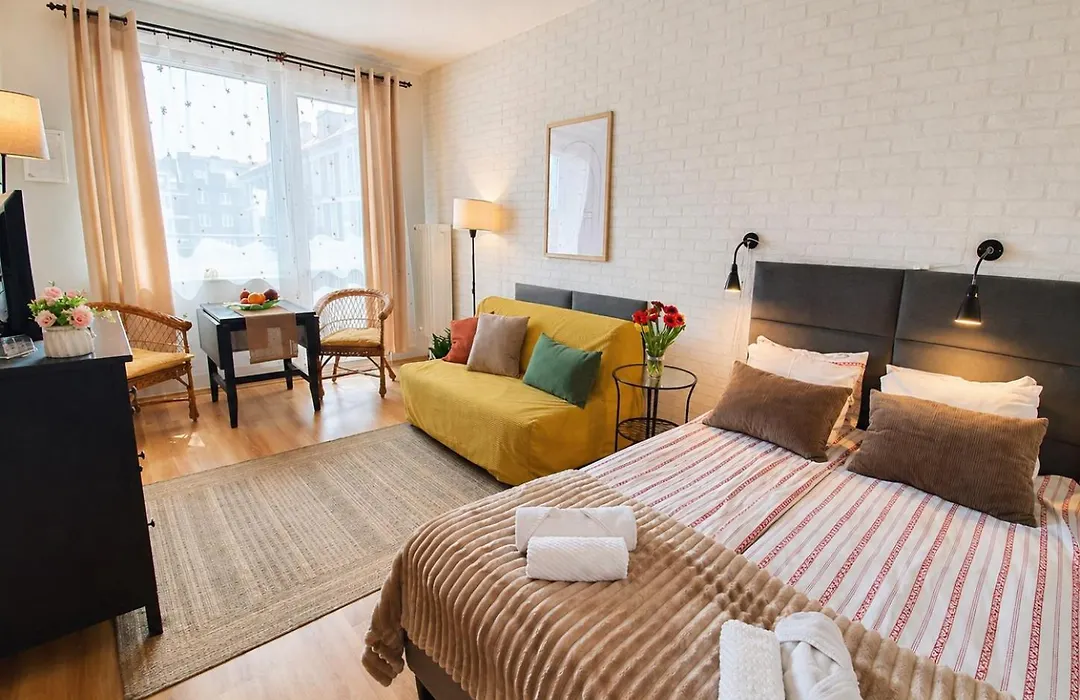 Apartamenty Przytulne z balkonem, 150m od dworca Gdańsk Główny-1