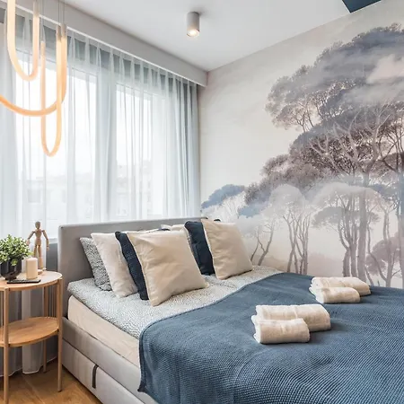 Golden Seaside Beach By Aparo - Plaza 200M, 2 Lazienki, 2 Sypialnie Oraz Salon, 3 Tv, Balkon, Lozeczko-2
