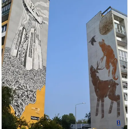 Apartament Street Art Zaspa - Wsrod Murali-2