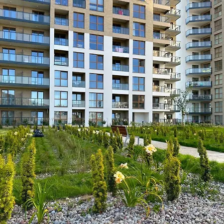 Laura Apartment With Sauna & Gym, 5 Min To Baltic Sea & Polsat Plus Arena-3