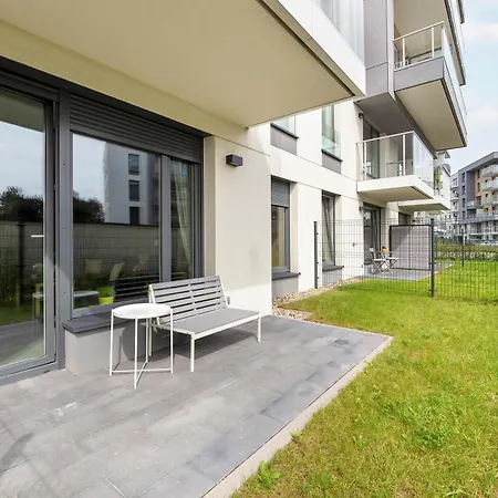 Sea And Stadium Apartments In Good Design With Parking & Garden By Noclegi Renters-3