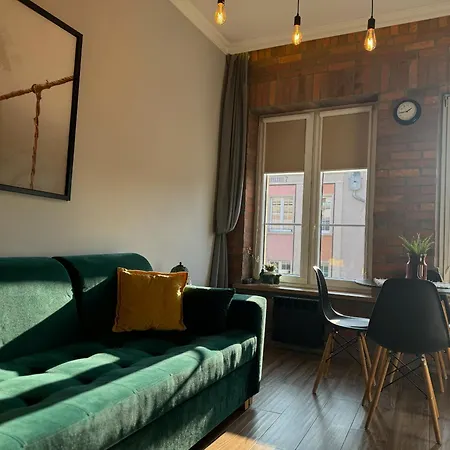 Apartament Zielony Lub Bursztynowy Z Parkingiem Stare Miasto Gdansk-3
