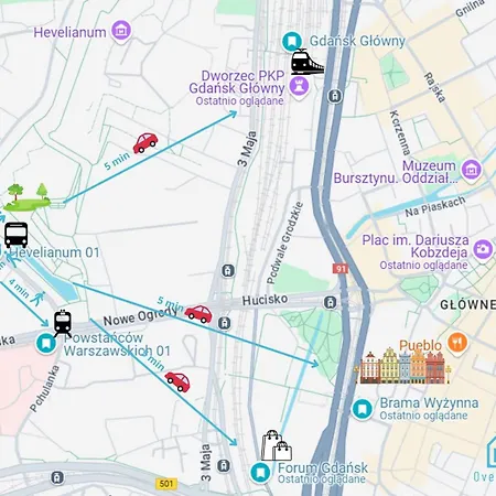 Pink Panther Room 10 Min To Old Town Gdansk,Pkp & Shopping Mall-2