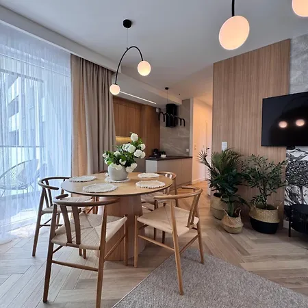 Family & Business Sauna Apartments Baltic Horizon No 2 Premium Spa - 3 Bedroom With Private Sauna, Jacuzzi, Rooftop Gym & Panoramic Terrace, Balcony, Underground Garage-2