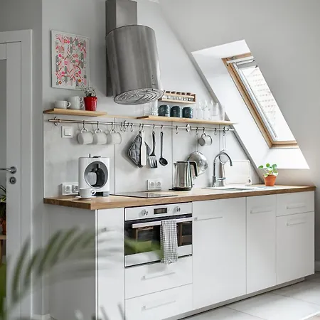 Urokliwy Apartament Na Poddaszu W Gdansku-2