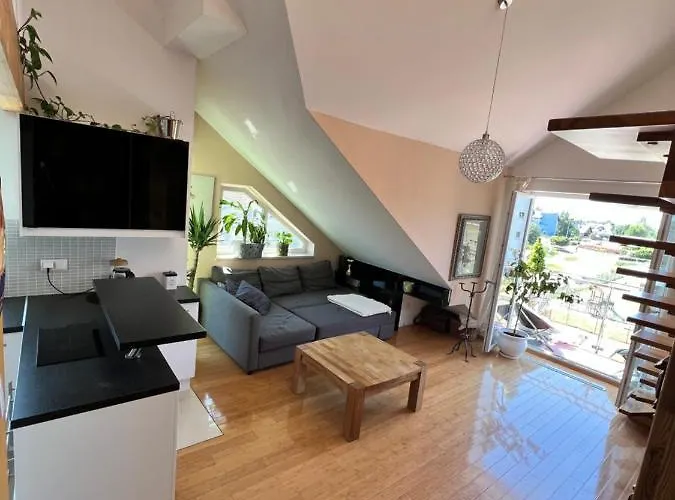 Apartament Loft Z Antresola W Gdansku