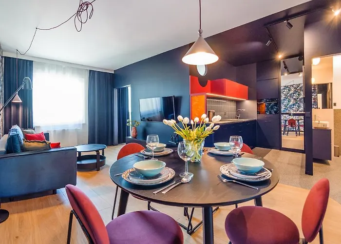 Apartamenty przy plaży.