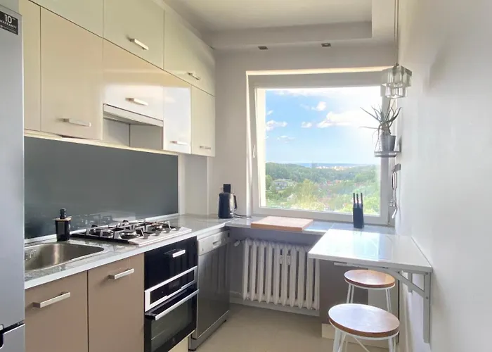 Apartament Gdańsk Morena z widokiem na morze