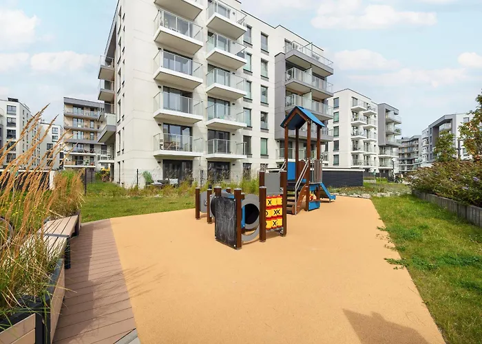 Sea And Stadium s In Good Design With Parking & Garden By Noclegi Renters