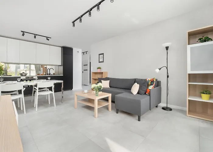 Sea And Stadium s In Good Design With Parking & Garden By Noclegi Renters