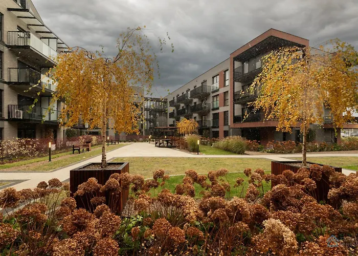 Nowoczesny 3city Przy Rzece W Gdańsku Z Balkonem By Noclegi Renters