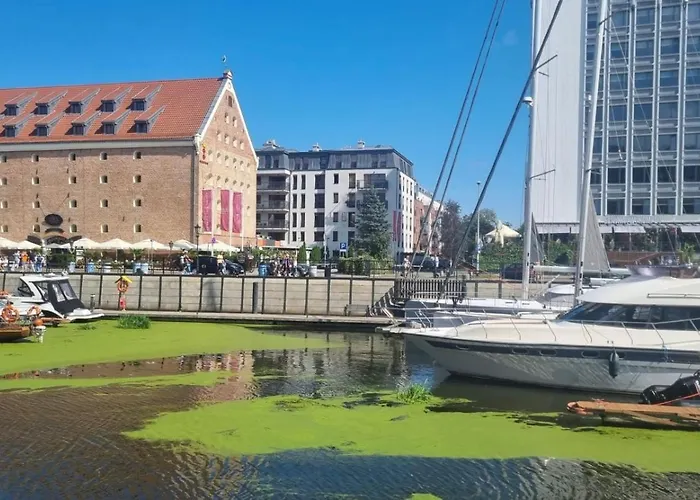 Uroczy apartament w samym centrum Gdańska , bezpłatne miejsce parkingowe.