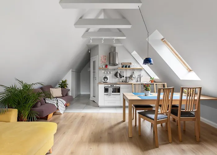 Urokliwy apartament na poddaszu w Gdańsku