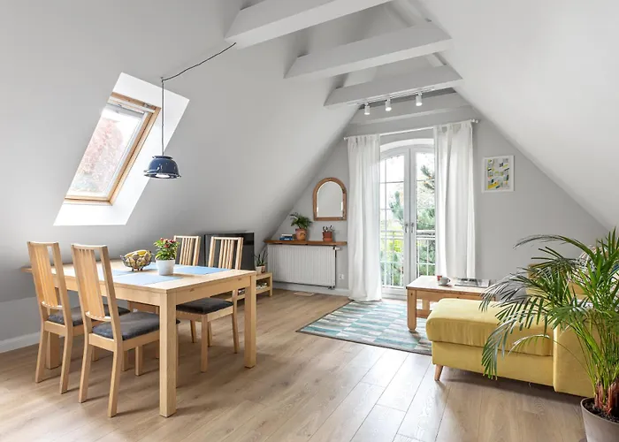 Urokliwy apartament na poddaszu w Gdańsku