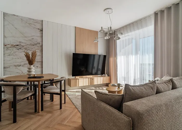 Flatbook - Seaside s Nowa Letnica With A Rooftop Viewing Terrace & Gym