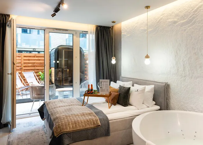 Gatsby - Apartament Jacuzzi & Relax Dla Par W Gdansku By Lion Apartments
