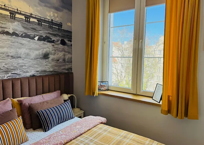 Apartament Zielony Lub Bursztynowy Z Parkingiem Stare Miasto Gdansk